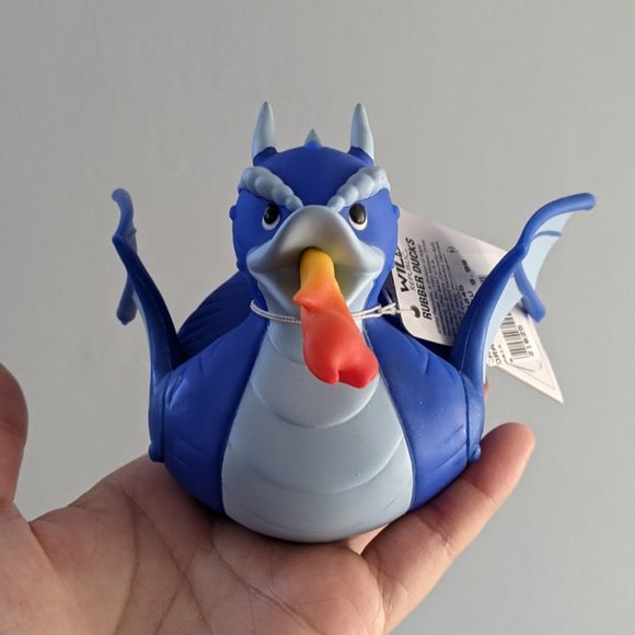 Fire Breathing Dragon Rubber Ducky Toy - Picture 1 of 3